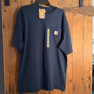 Carhartt Deep Blue Pocket Tee